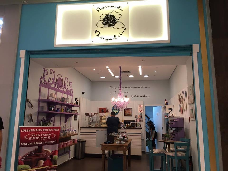 Decoração fofa da Nuvem de Brigadeiro