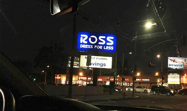 Uma loja bem baratinha em Los Angeles